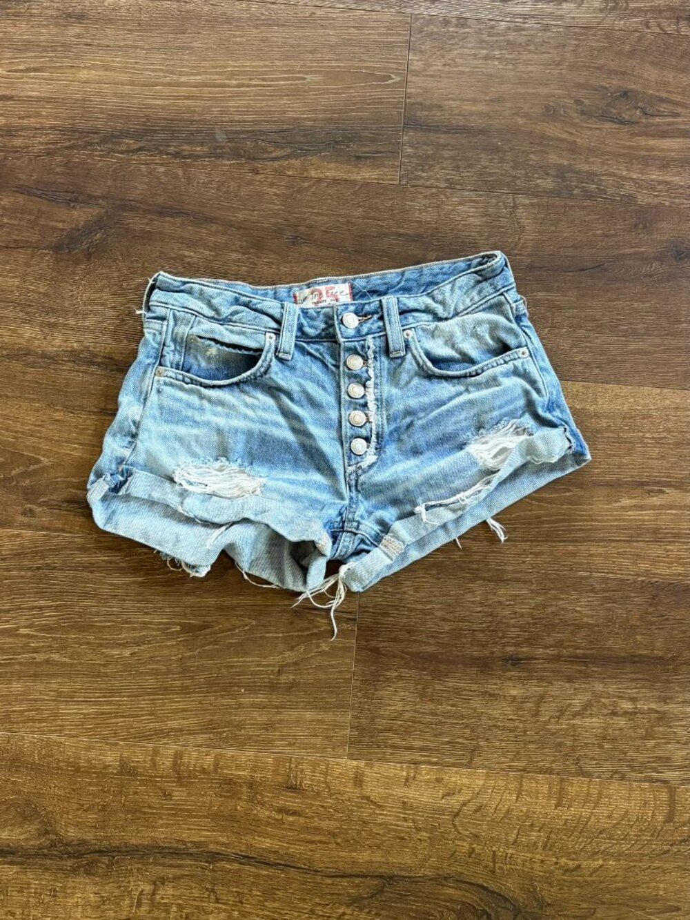 We The Free Medium-Wash Shorts